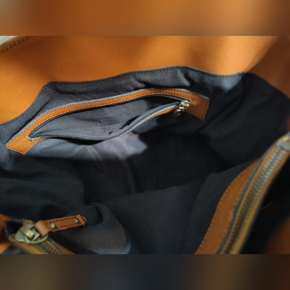 Tan Leather Women's Bag - Picture 11 of 16